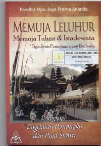 Image of Memuja Leluhur Memuja Tuhan & Istadewata : Tiga Jenis Pemujaan yang Berbeda